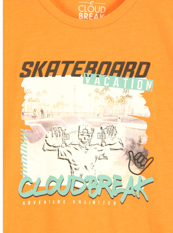 POLERA CLOUDBREAK MANGA CORTA PRINT - 3