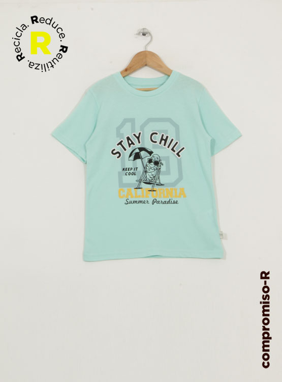 POLERA MANGA CORTA PRINT HARVEST  - 1