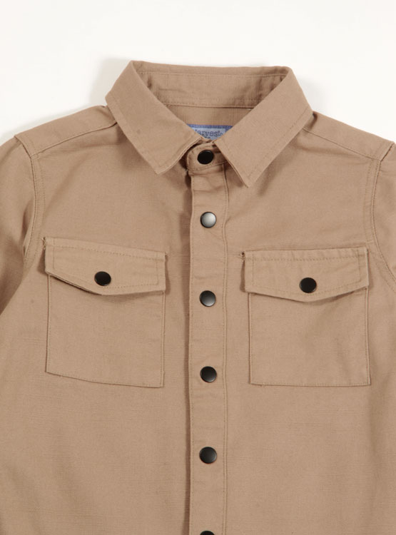Camisa Charra Bordada para Niño Color Cafe WD-880