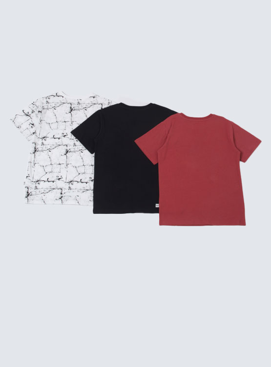 PACK X3 POLERAS MANGA CORTA HARVEST - 2