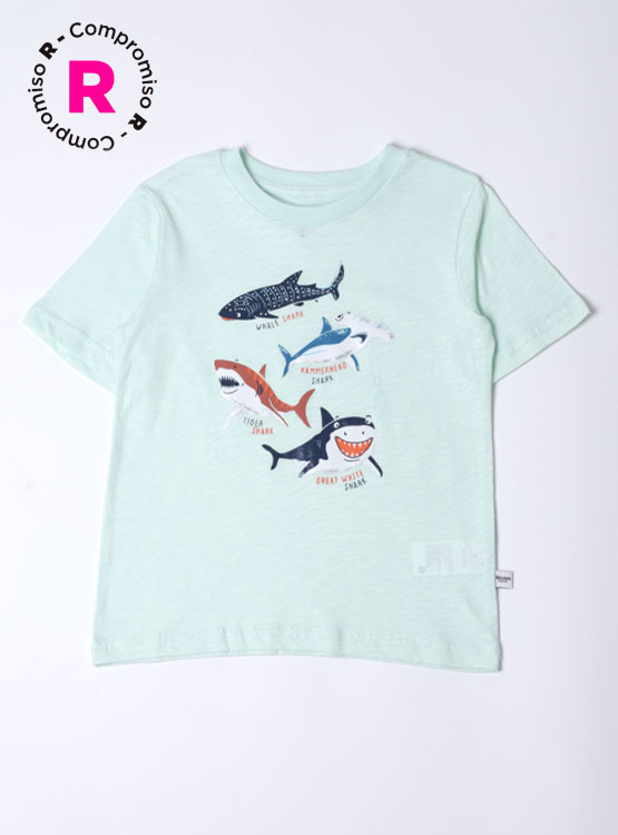 POLERA MANGA CORTA NIÑO HARVEST