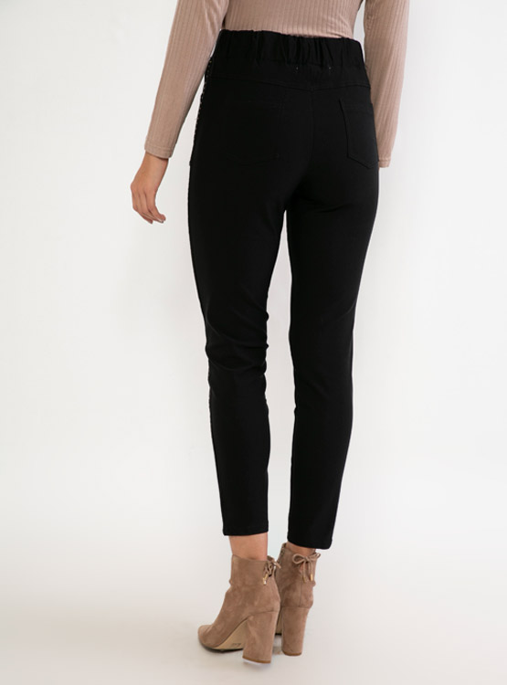 JOGGER REGATTA CON LAZO EN CINTURA ELASTICADO CON TACHAS QUEMADAS - 3