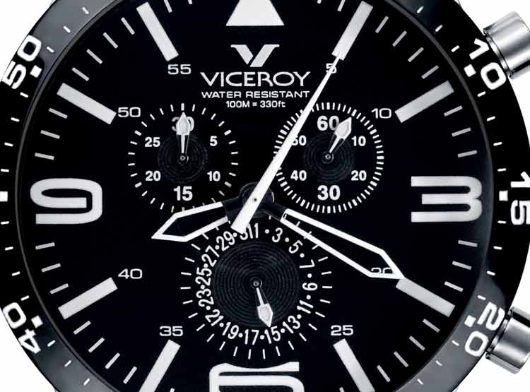 Viceroy Orologio Uomo 40347-55 - Cronografo Al Quarzo Con Cinturino In Pelle - 2