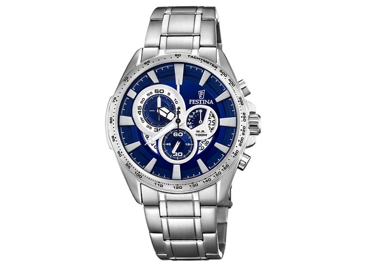 Festina Orologio Uomo Analogico F6869/2 – Quadrante Argento Con Bracciale – Eleganza Sportiva