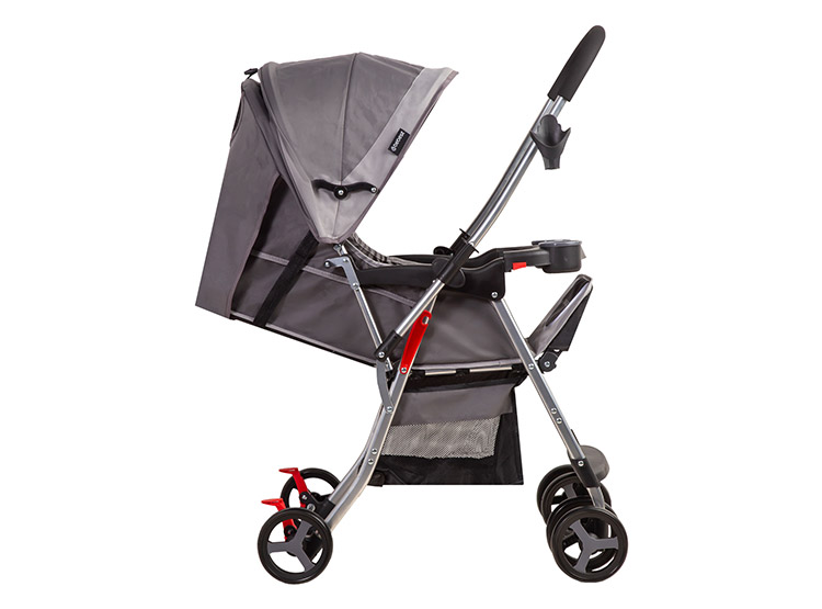 COCHE PASEO BEBE CUNA TWISTER SX GRIS BEBESIT - 2
