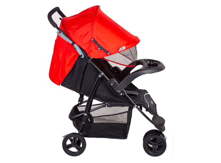COCHE PASEO BEBESIT 5128 ROJO - 2