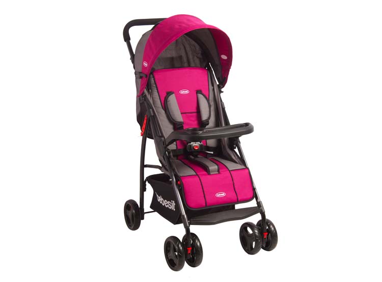 COCHE TRAVEL SYSTEM BEBE SUMMER ROSADO BEBESIT - 4