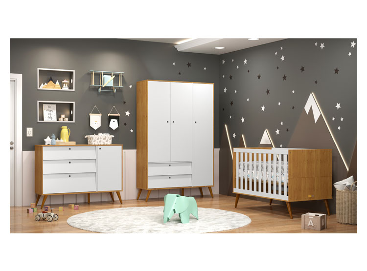 CÓMODA CON PUERTA KIDSCOOL GOLD - 6