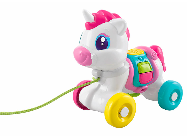JUEGO DE ARRASTRE INTEK BABY UNICORNIO CLEMENTONI - 1