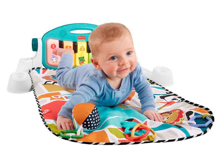 GIMNASIO BEBÉ FISHER PRICE CRECE Y BRILLA PIANO PATADITAS MUSICALES - 2