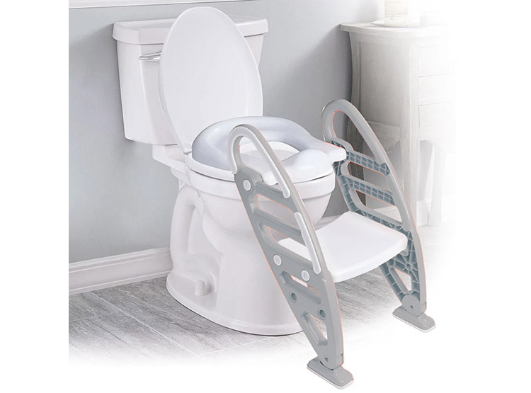 ASIENTO ENTRENAMIENTO W.C. BAÑO KIDSCOOL GRIS - 5