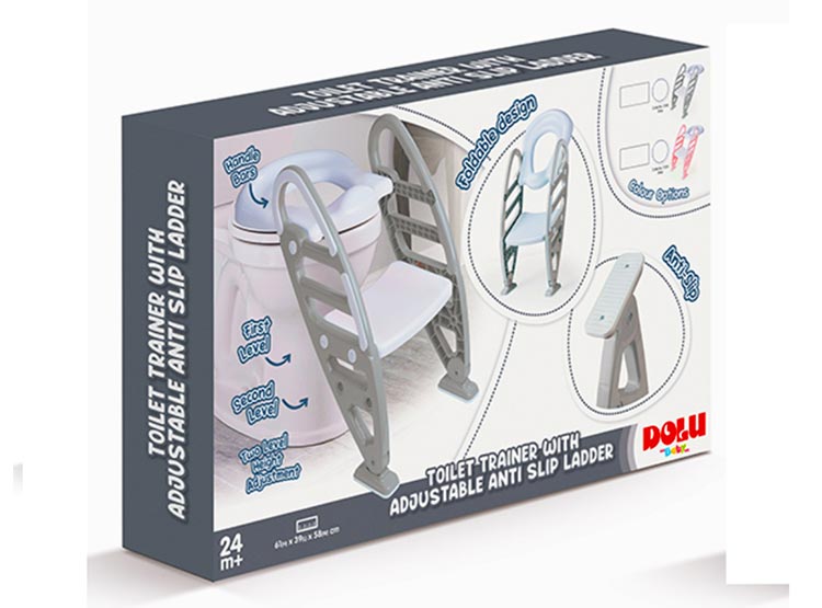 ASIENTO ENTRENAMIENTO W.C. BAÑO KIDSCOOL GRIS - 8