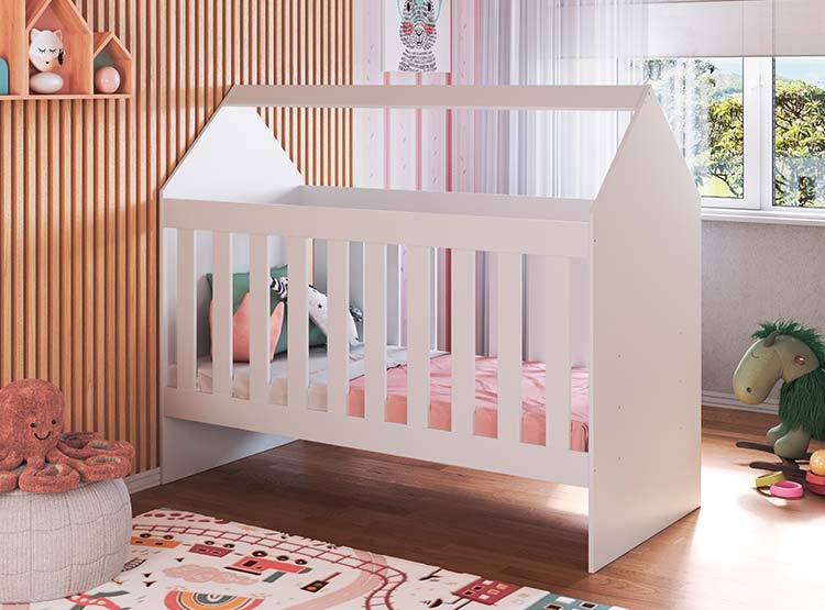 CUNA KIDSCOOL CASITA 60 MONTESSORI BE042BR BLANCO - 5