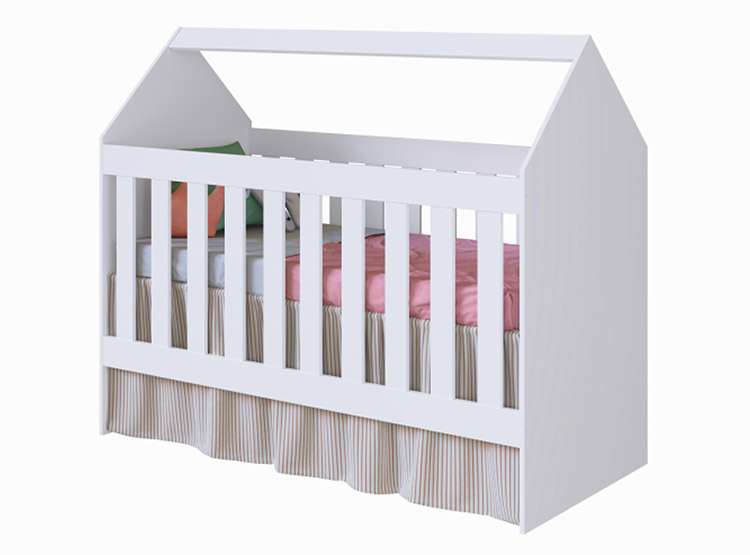 CUNA KIDSCOOL CASITA 60 MONTESSORI BE042BR BLANCO - 1