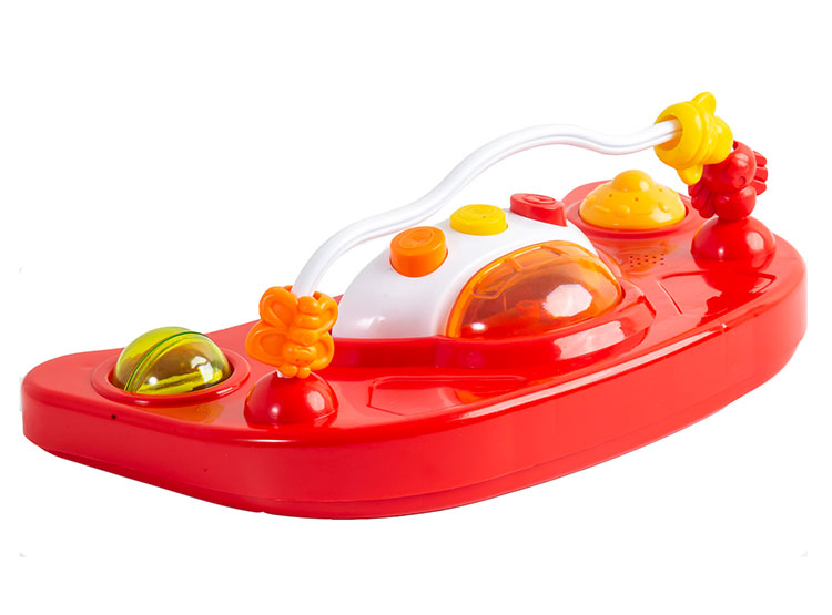 ANDADOR MUSICAL AIRBUS ROJO CELESTE BEBESIT - 5