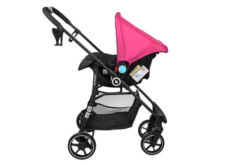 COCHE BEBEGLO TR S ISOFIX OREGON RS-13553 FUCSIA - 4