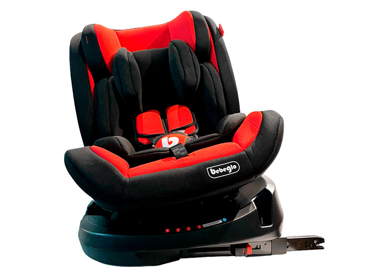 SILLA AUTO BEBEGLO CONVERTIBLE MULTIETAPA ISOFIX 360° RS-3840 (BXS223A) FUCSIA - 3