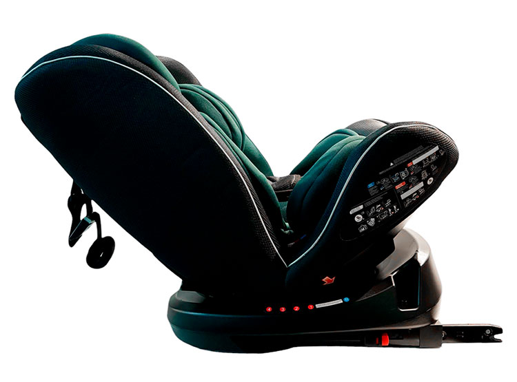 SILLA AUTO BEBEGLO CONVERTIBLE MULTIETAPA ISOFIX 360° RS-3840 (BXS223A) FUCSIA - 5