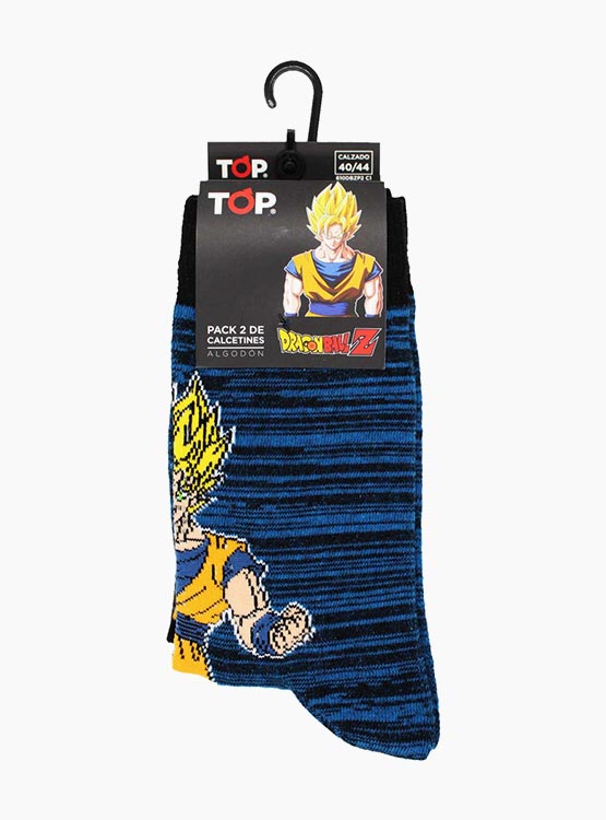 Calzini Ragazzo Dragon Ball Z Freegun | Set Da 2 Paia | Cotone | Licenza Ufficiale - 5