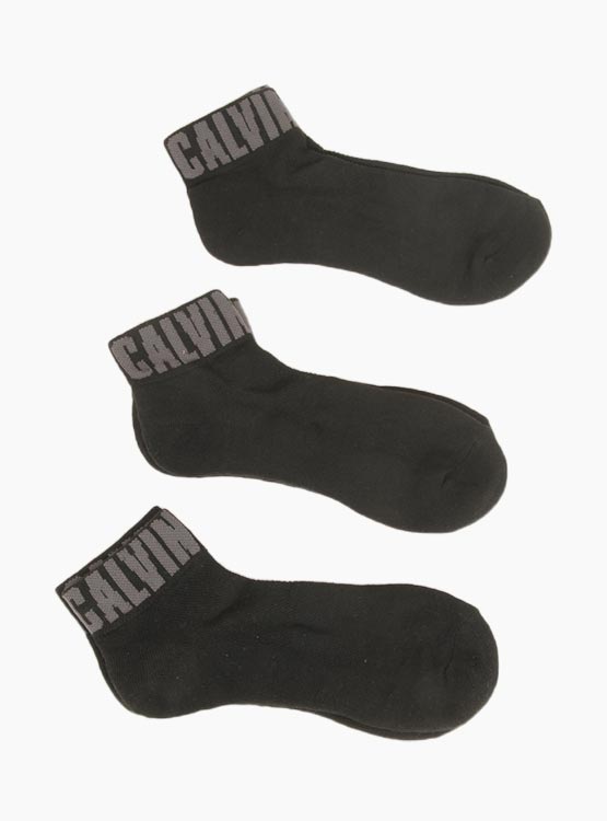 PACK 3 CALCETINES LOGO CALVIN KLEIN