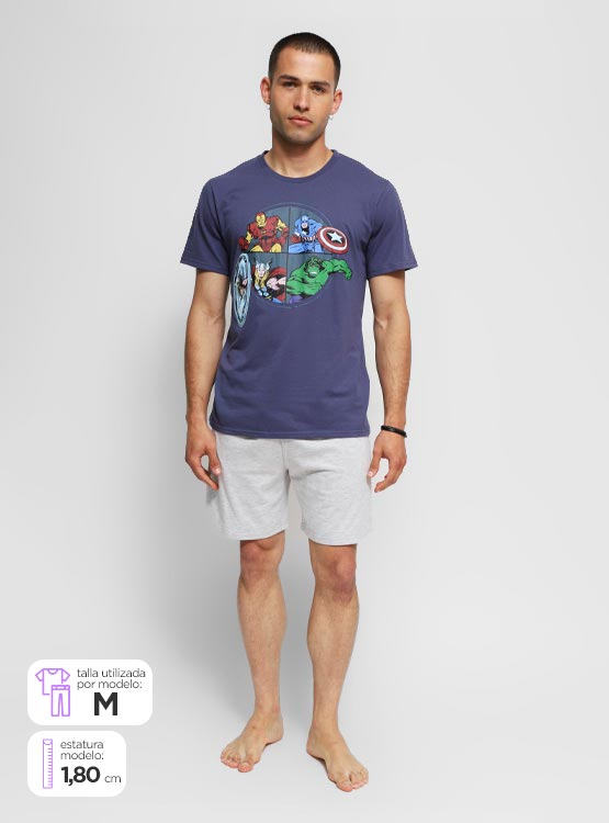 PIJAMA INDEX CORTO MARVEL