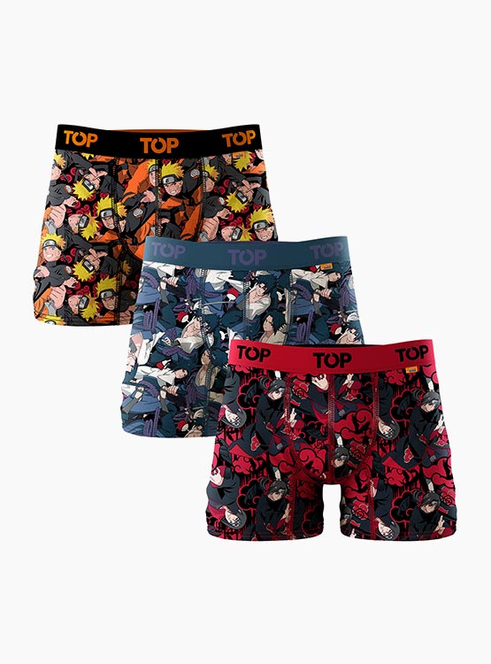 BÓXER HOMBRE TOP MULTICOLOR NARUTO - 1