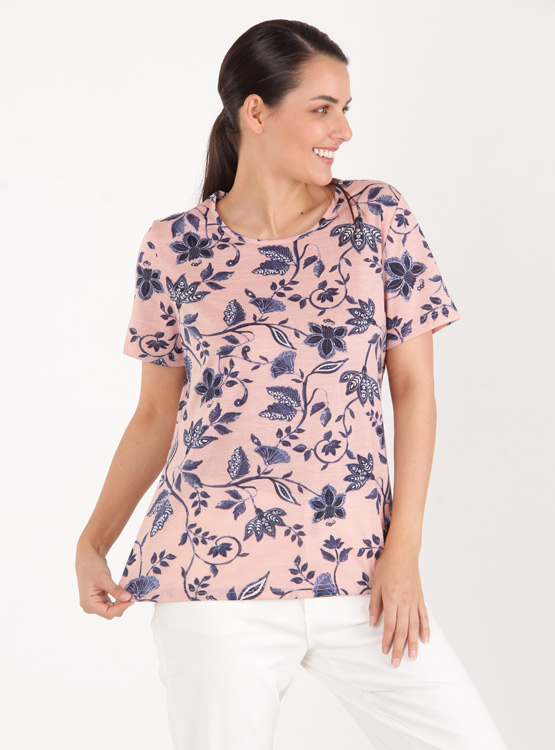 POLERA  AZIZ ESTAMPADA - 2