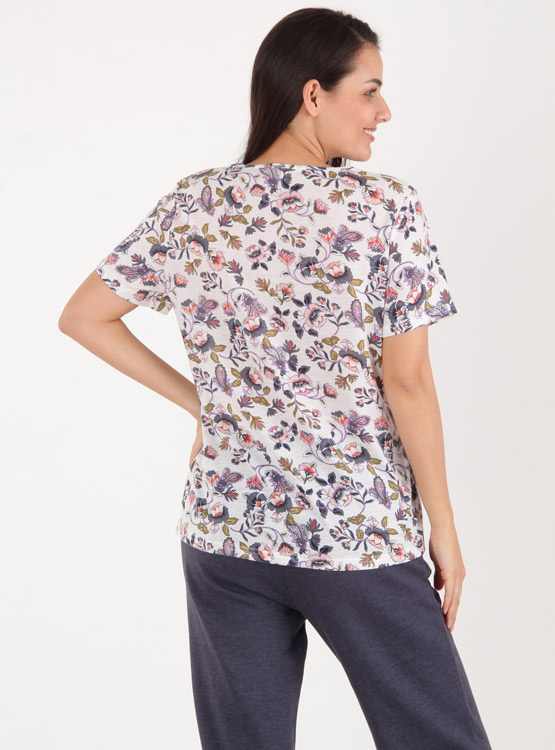 POLERA  AZIZ ESTAMPADA - 3