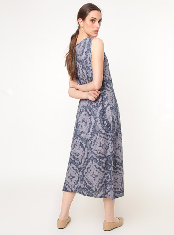 VESTIDO AZIZ LARGO LINO - 4