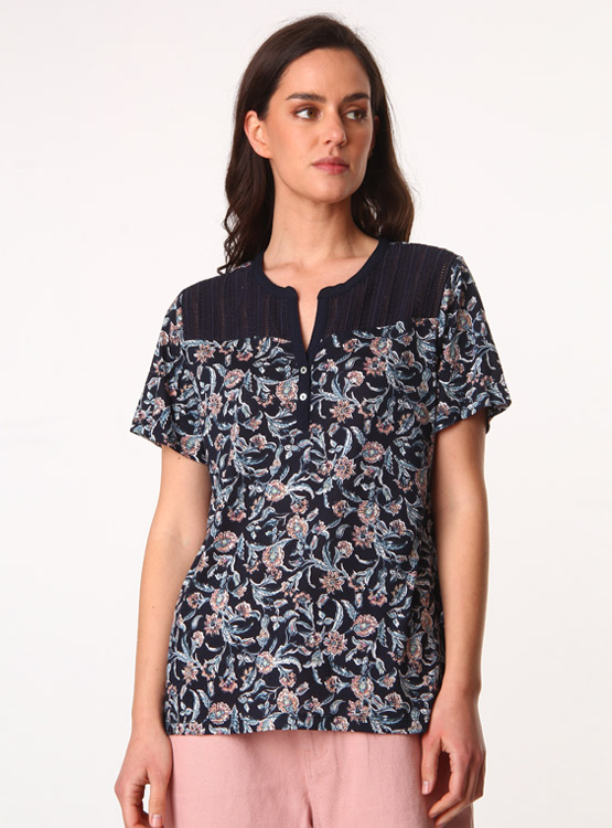 POLERA  AZIZ ESTAMPADA - 2