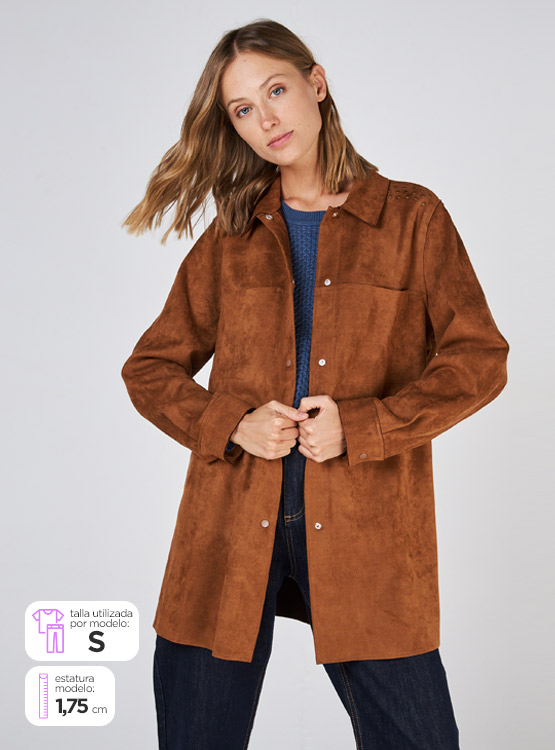 E Ripley Ripley - CASACA MUJER AZIZ CORTA BOTA-E