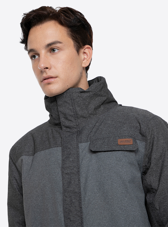 Chaqueta De Invierno BRAX Style Hudson Para Hombre - Lana Techno, Relleno Sintético, Capucha Desmontable - Estilo Moderno Y Cálido
