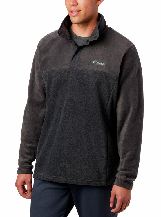 Columbia Steens Mountain Felpa Con Cappuccio Uomo - Cappuccio Regolabile, Tasca A Marsupio, Anello Utilità