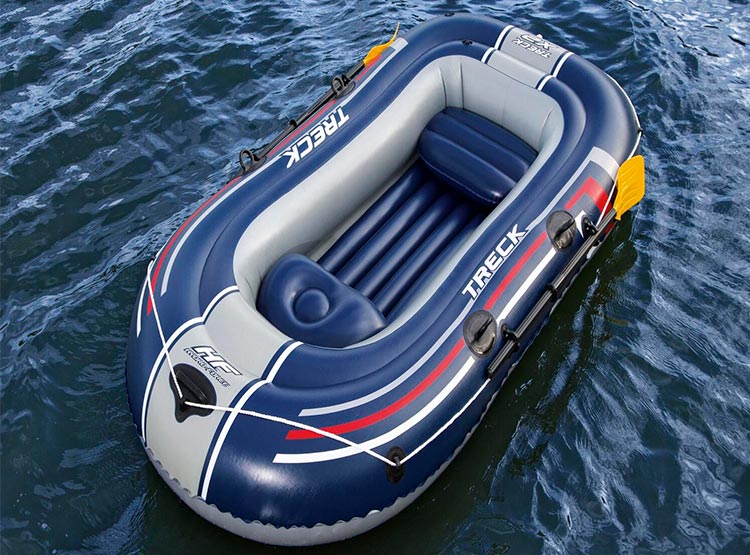 BOTE DE RAFTING INFLABLE BESTWAY CON REMOS
