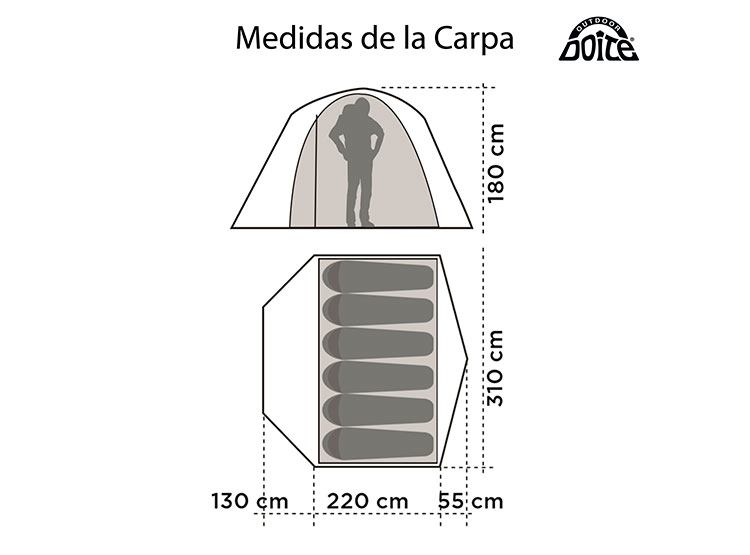 CARPA DOITE HI CAMPER 6P - 3