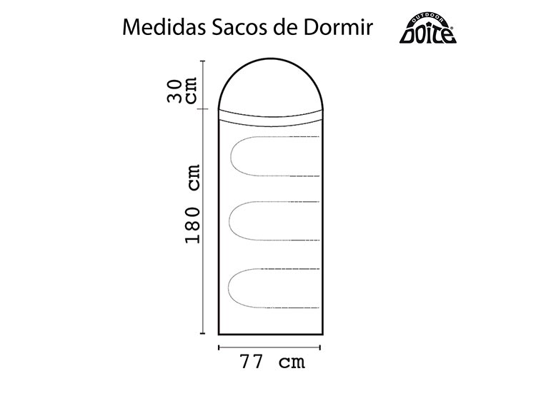 SACO DE DORMIR DOITE TEMPO PLUS PETRÓLEO - 2