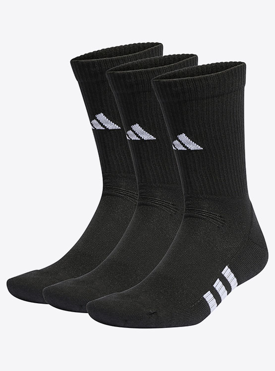 PACK CALCETINES UNISEX ADIDAS NEGRO CLÁSICOS PERFORMANCE CUSHIONED - 1