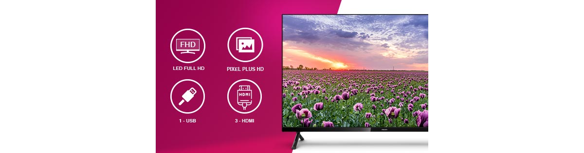 LED PHILIPS 43PFD6825 SMART TV FHD