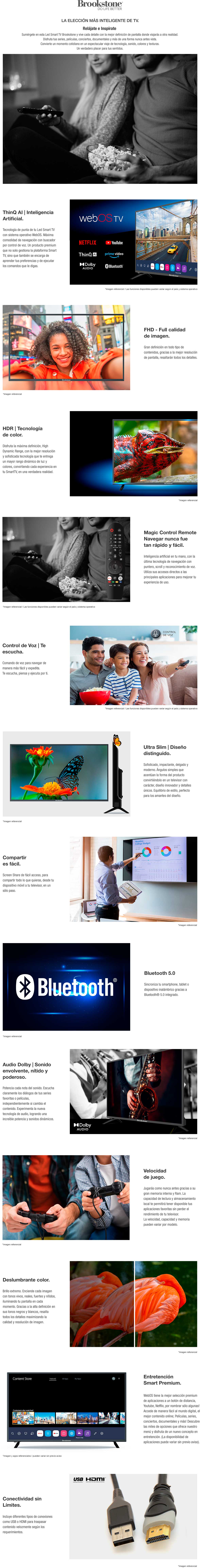 LED BROOKSTONE 40 WEB OS