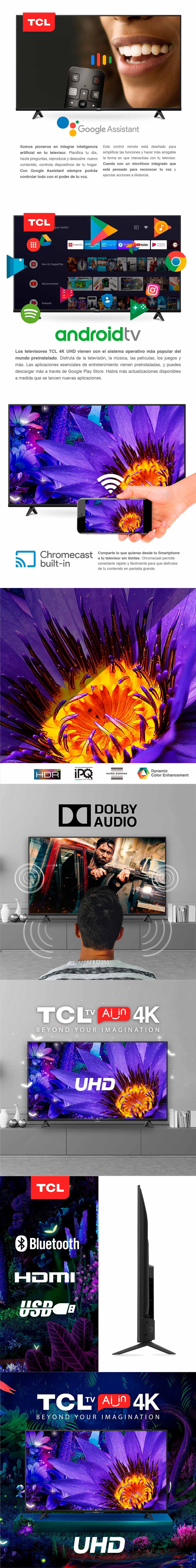 LED TCL 43P615 UHD ANDROID TV