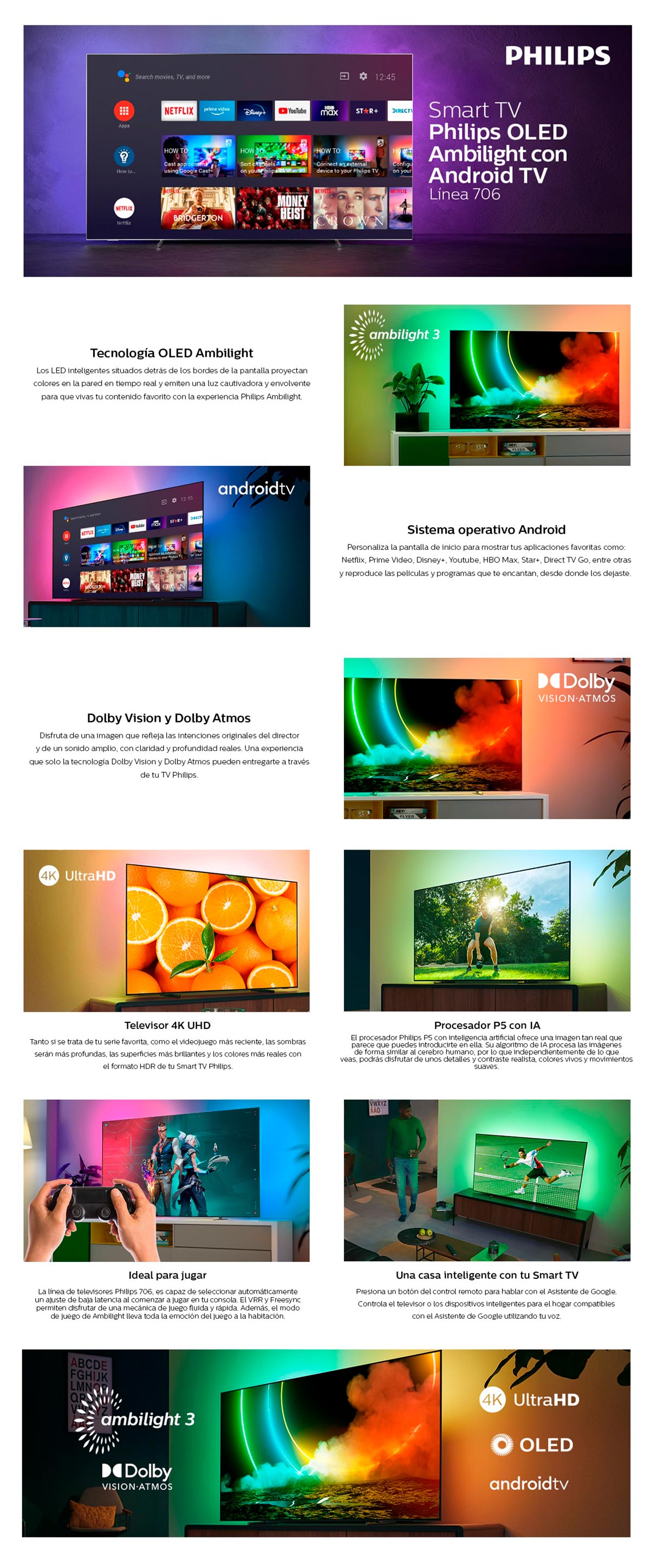 OLED PHILIPS 55OLED706