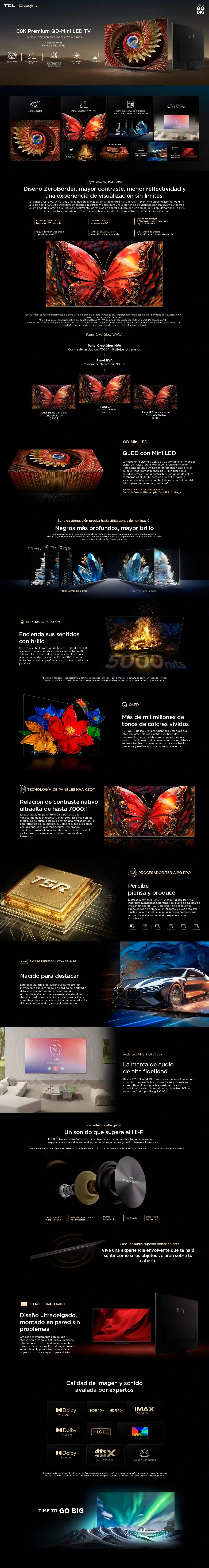 SMART TV TCL QLED MINI LED