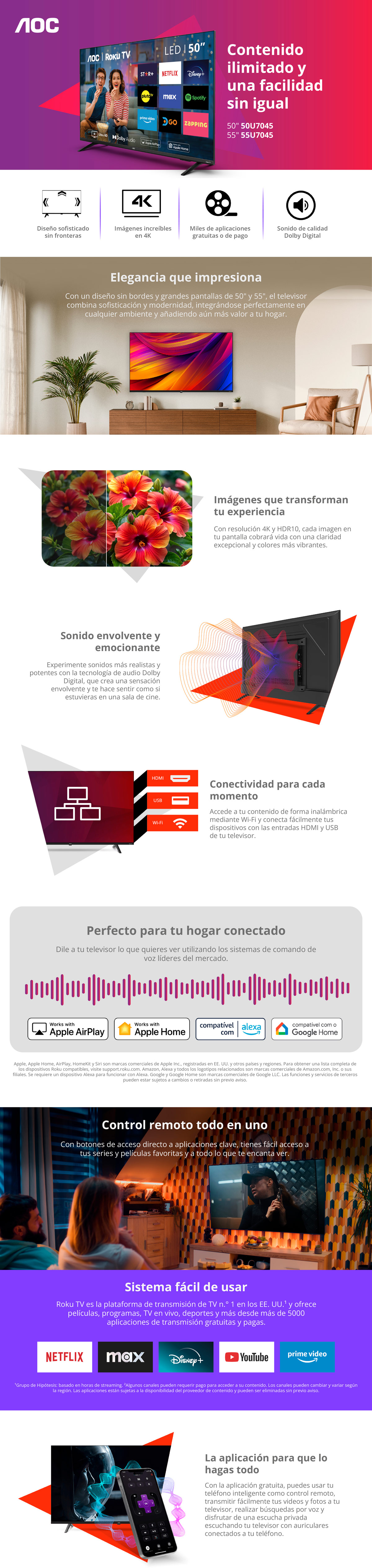 SMART TV AOC LED