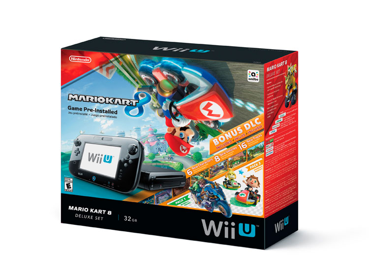CONSOLA NINTENDO WII U RETRO + MARIO KART 8 DELUXE