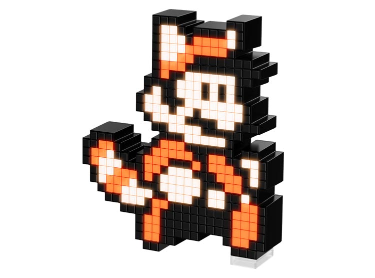 ゲームキャラクター PIXEL PALS SUPER MARIO BROS*2 FIGURA PIXEL PALS RACCOON MARIO