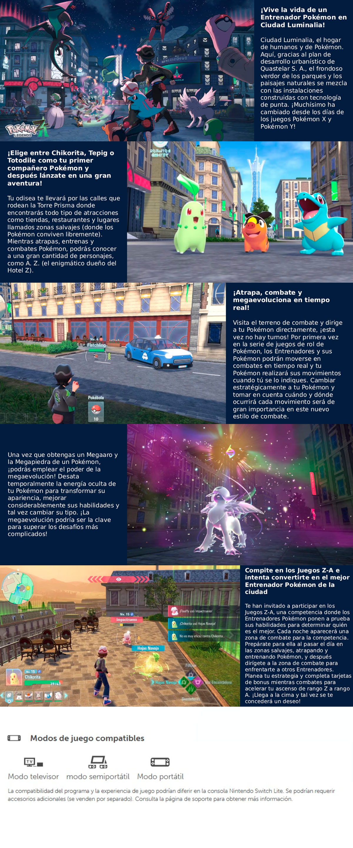 JUEGO SWITCH POKEMON LEGENDS ZA