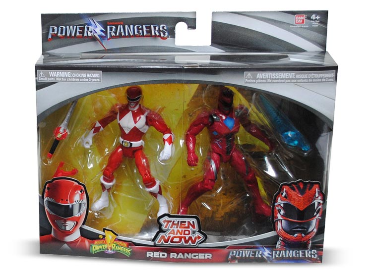 SET 2 FIGURAS POWER RANGERS MOVIE RED RANGER 13 CM