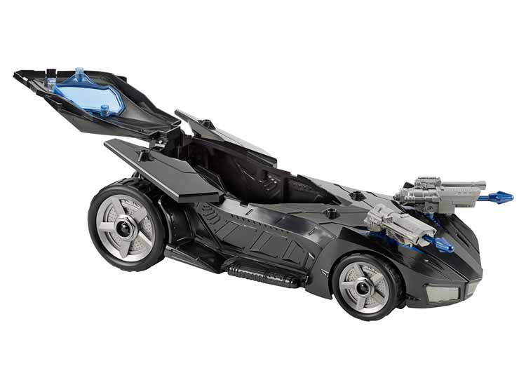 VEHICULO DC COMICS BATIMOVIL JUSTICE LEAGUE LANZA MISILES