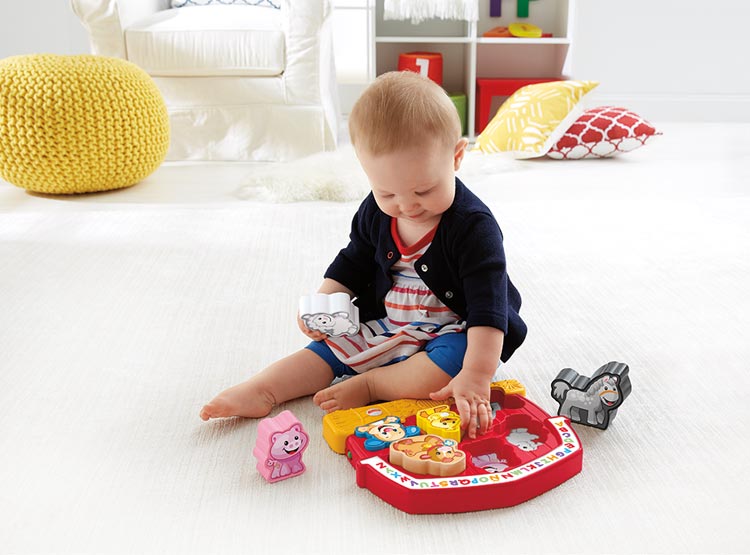 JUGUETE DE ESTIMULACION FISHER PRICE ROMPECABEZA LNL LRL FARM ANIMALES - 3