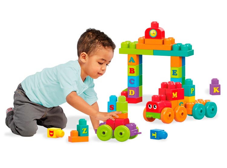SET MEGA BLOCKS TREN DE APRENDIZAJE - 3